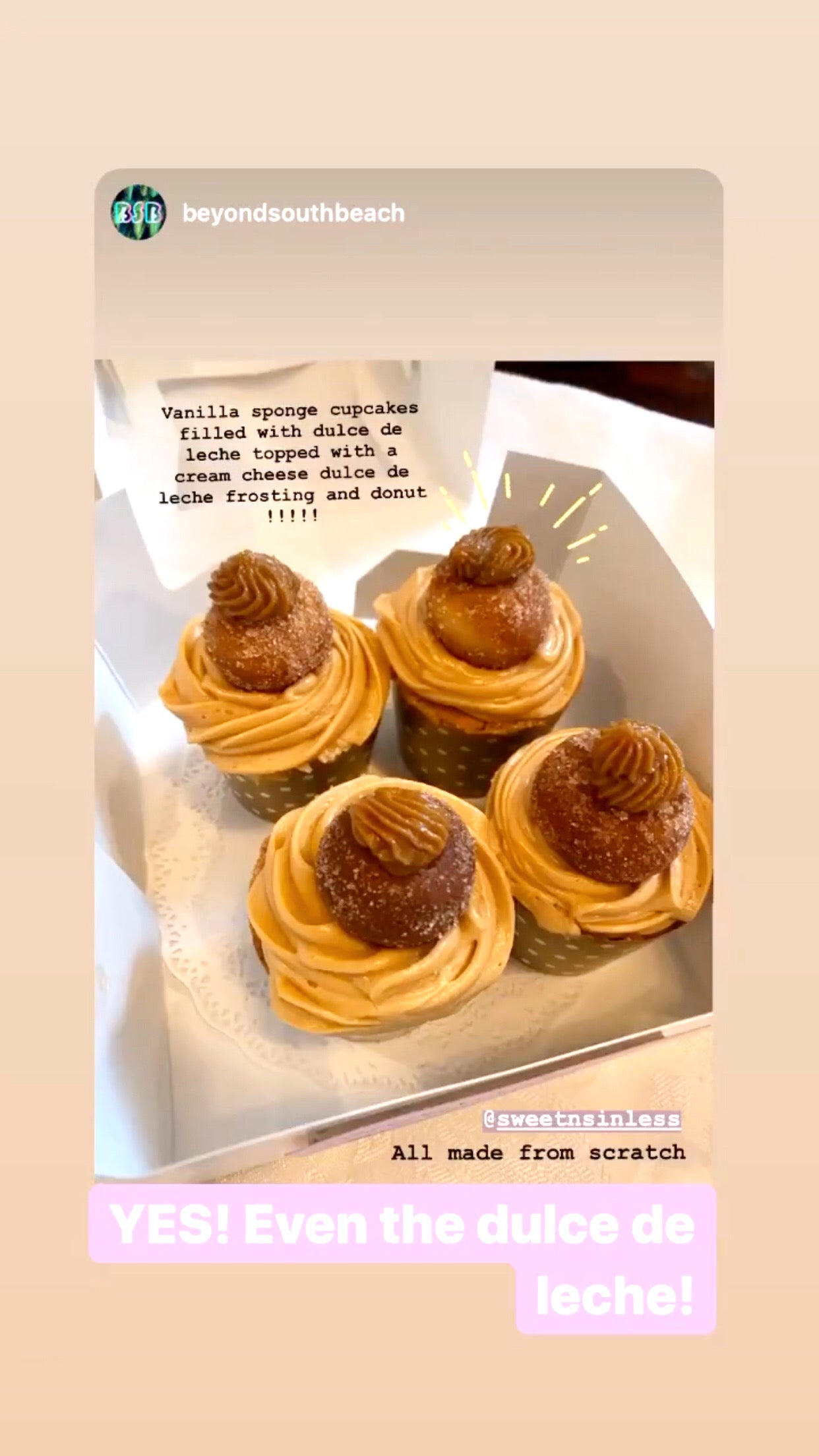 Dulce de Leche Dream Cupcakes